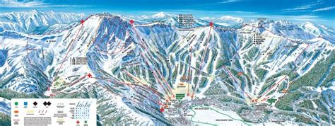 Kirkwood Trail Map • Piste Map • Panoramic Mountain Map