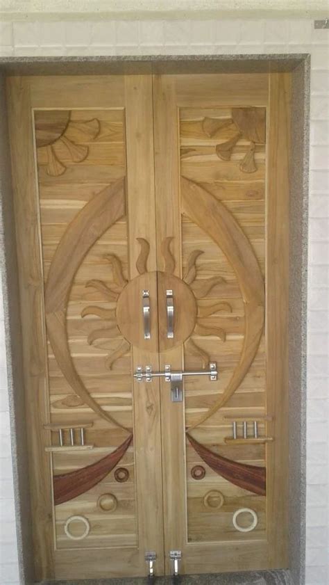 34mm Exterior Teak Wood Carving Door For Home At Rs 12500 Piece In