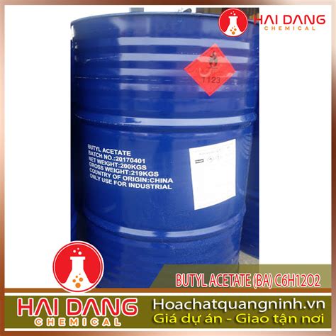 BÁN BUTYL ACETATE BA C6H12O2 HCQN HÓA CHẤT HẢI ĐĂNG HÓA CHẤT