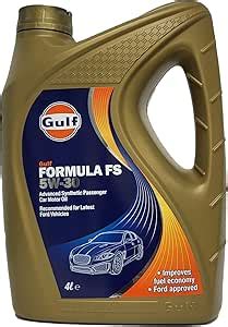 Gulf Formula FS SAE 5W 30 4L Advanced Synthetic Passenger Car