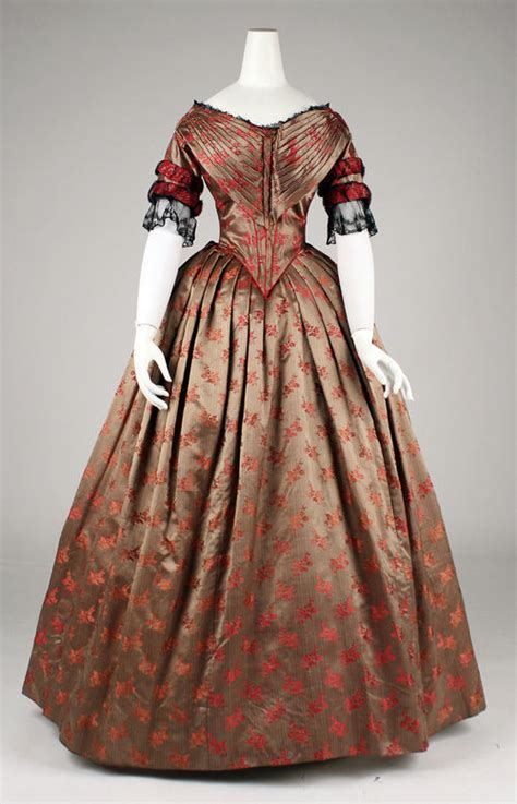 Old Rags Evening Dress 1840’s