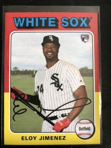 Topps Archives Eloy Jimenez Rc Chicago White Sox Ebay