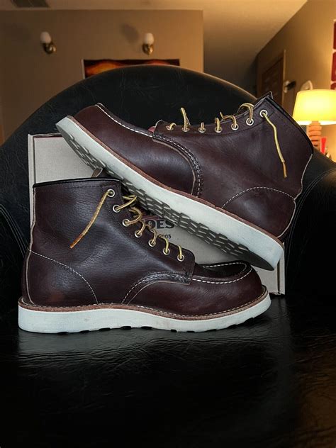 Red Wing Shoes 875 Heritage 6 Inch Moc Toe Boot For M Gem