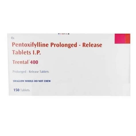 Mg Pentoxifylline Prolonged Release Tablets Ip At Rs Stripe In