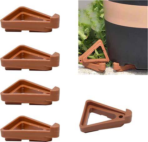 Amazon 24pcs Plant Pot Feet Invisible Flower Pot Risers Non Slip