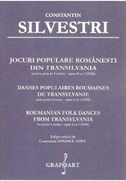 Jocuri Populare Romanesti Din Transilvania Pdf Constantin Silvestri