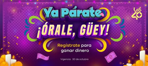 Ya P Rate Rale G Ey Reg Strate Participa Y Gana Dinero En Octubre