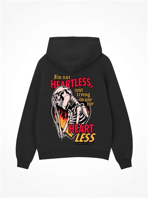 Heartless Black Hoodie Linda Finegold