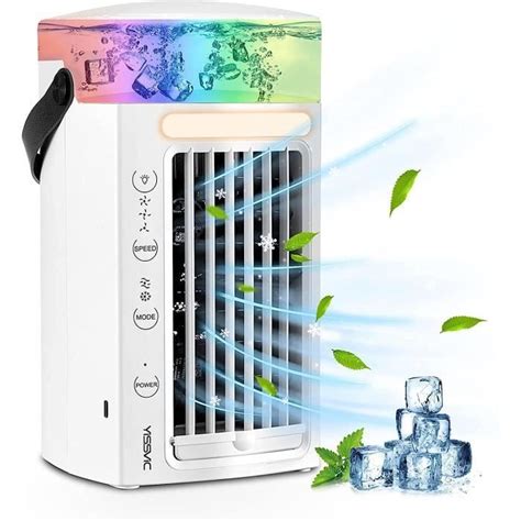 Climatiseur Par Évaporation Refroidisseur D Air 4 En 1 Climatiseur De