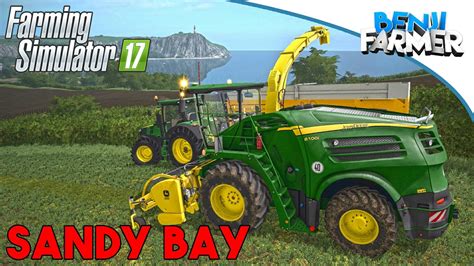 Farming Simulator 17 Sandy Bay Épisode 2 Ensilage d herbe YouTube