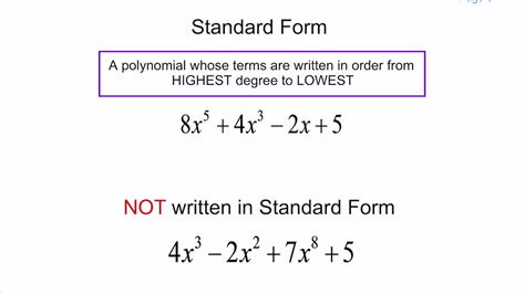 Classifying Adding Subtracting Polynomials Youtube