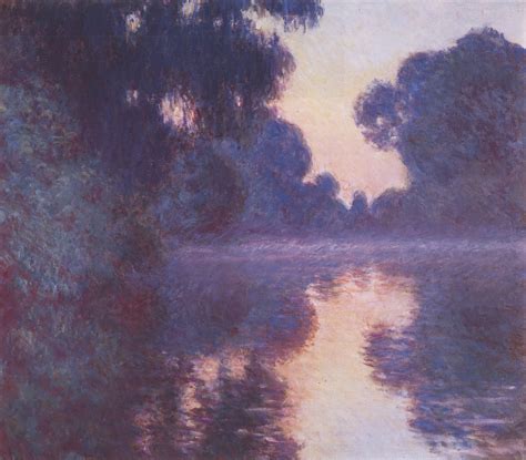 Arm Of The Seine Near Giverny At Sunrise 1897 Claude Monet 1840