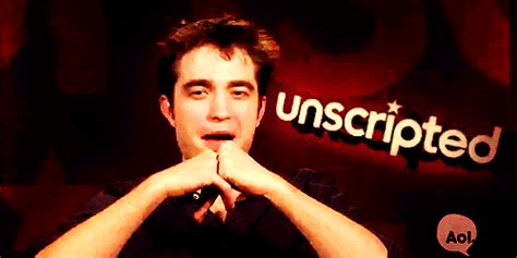 robert pattinson yada yada gif | WiffleGif