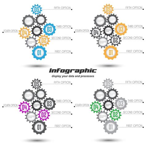 Sammlung Von Infografik Vorlagen Zur Darstellung Ihrer Daten Und