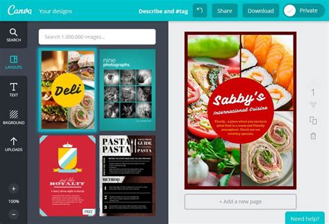 Crea Flyers Para Restaurantes Gratis Y En Línea Con Canva