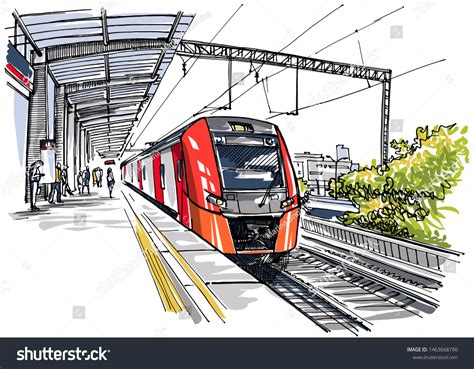 Infrastructure Hand Drawing Images Stock Photos Vectors