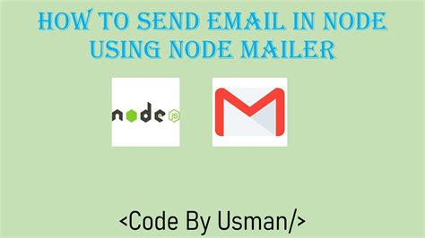 How To Send Emails In Node Js Using Nodemailer Step By Step Tutorial