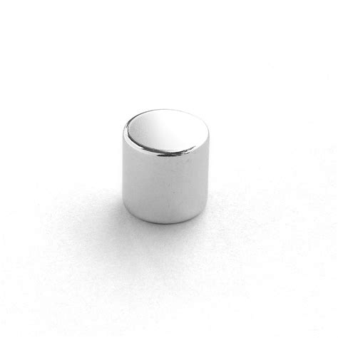 Cylinder Neodymium Magnets 10mm dia x 10mm, N35 4pcs