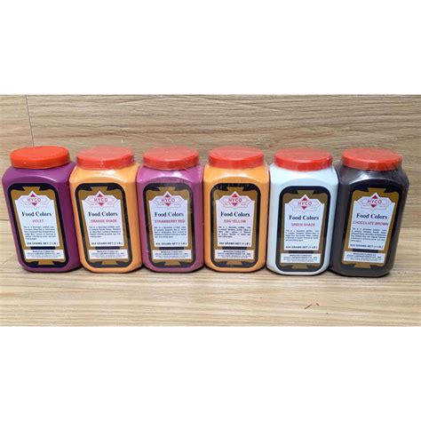 Food Color Hyco 454g Food Coloring Food Colors Red Brown Violet