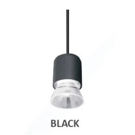 Ultra Thin Magnetic Track Led Hanging Light Round Black And White At