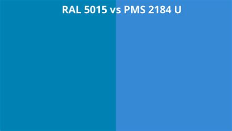 RAL 5015 Vs PMS 2184 U RAL Colour Chart UK