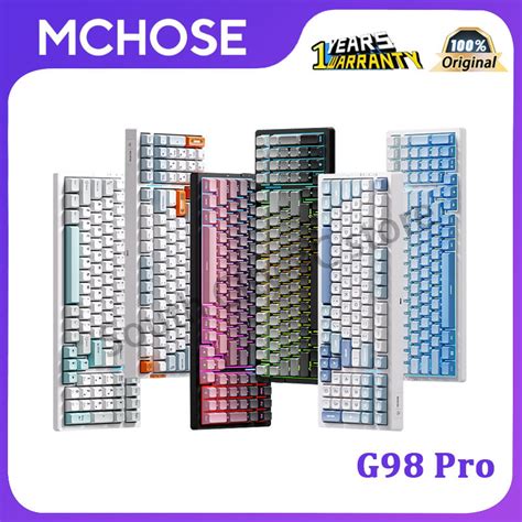 MCHOSE G98Pro Three Mode Customized Mechanical Keyboard Gateway Structure Full Key Hot
