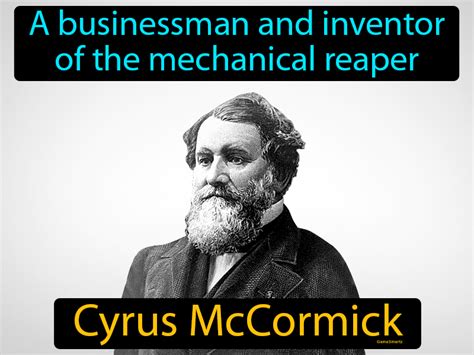 Cyrus McCormick Definition & Image | GameSmartz