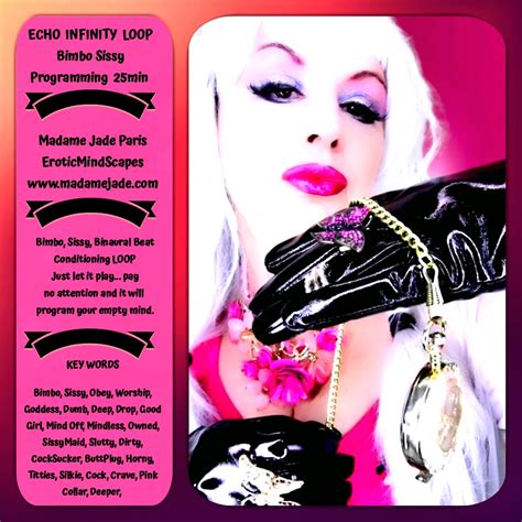 Eroticmindscapes By Mme Jade Paris Bimbo Sissy Binaural Echo Loop