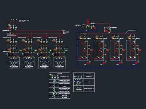 Diagrama Multifilar Sistema Bombeo En Autocad Cad 19075 Kb Bibliocad