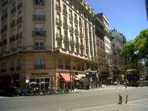 Avenida Santa Fe Santa Fe Street View Views Scenes Buenos Aires