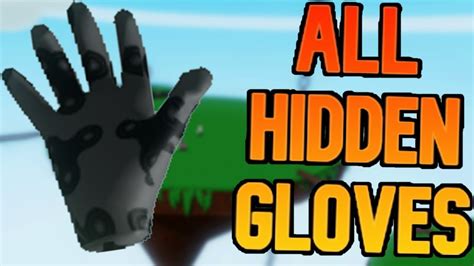 All Hidden Glove Locations In Roblox Slap Battles Youtube