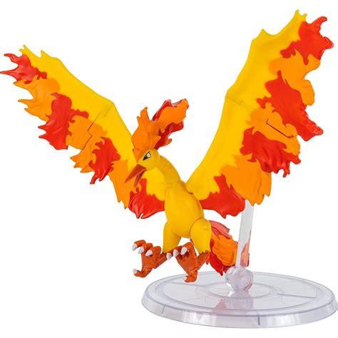 Jazwares Pokemon Super Articulated 6 Inch Moltres Authentic Series