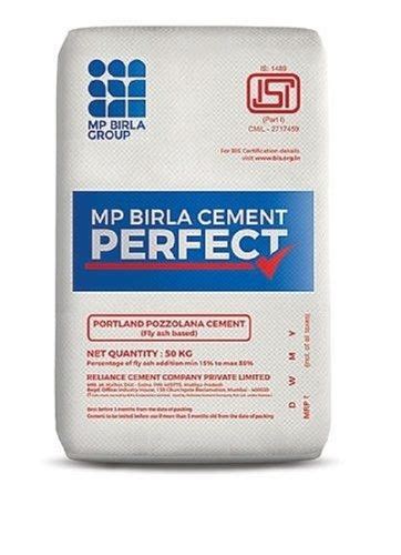 Corrosion Resistance Mp Birla Perfect Plus Cement White Color With High