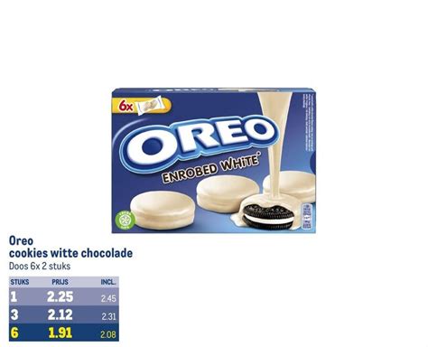 Oreo Cookies Witte Chocolade Aanbieding Bij Makro