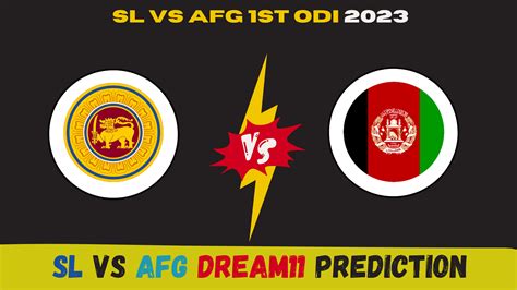 SL vs AFG Dream11 Prediction, Pitch Report, Playing XI, Player Stats ...