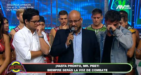 Mr Peet Se Despidi De Combate Entre L Grimas Y Emocion A Gian