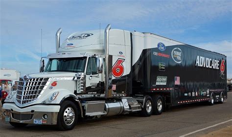 Advocare Hauler Transporter International Lonestar Ford Nascar