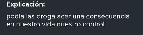 Elabora Un Díptico Para Dar A Conocer Las Consecuencias Del Consumo De Drogas Brainly Lat