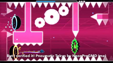 Geometry Dash Pneumatic Tokyo By Neonprogmd Me Youtube