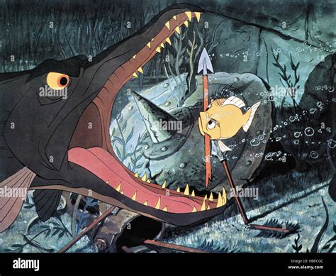 THE SWORD IN THE STONE, Wart as a fish (right), 1963, © Walt Disney/courtesy Everett Collection ...