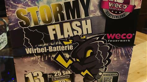 Stormy Flash Mm Wirbel Batterie Schuss Weco Youtube