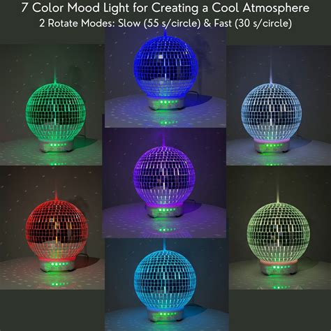 Disco Ball Diffuser Rotating Scandinordica Disco Inspired Decor