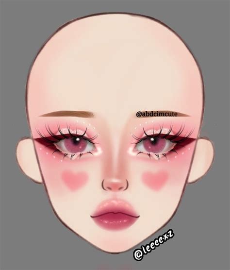 Boceto De Maquillaje Love Anime Eye Makeup Graphic Makeup