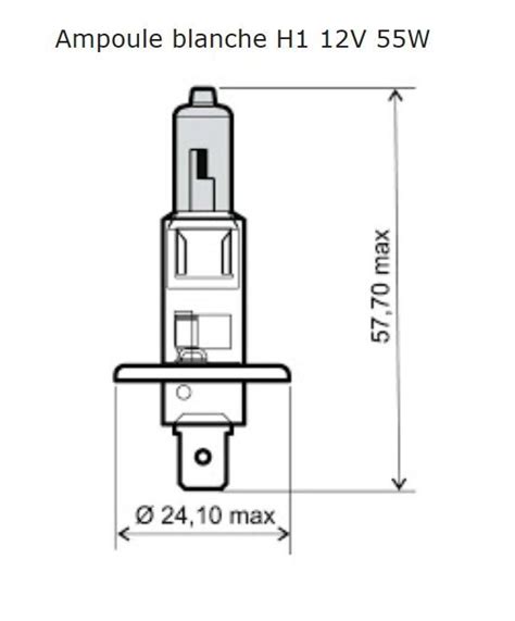 Ampoule Phare Blanche Auro Moto Type H V W Culot P S Ebay