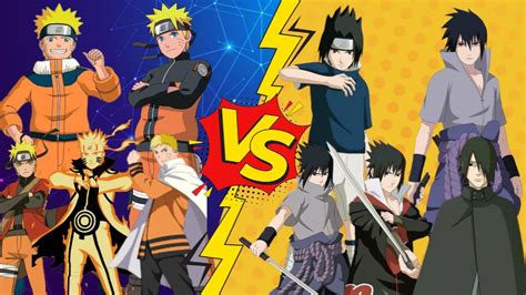 Naruto Vs Sasuke A S Rie De Batalhas Picas Naruto Ultimate Ninja