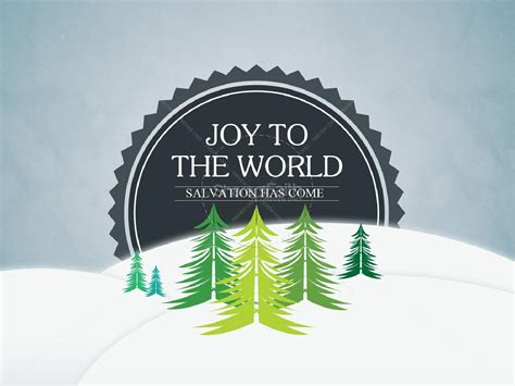 Joy to the World Christmas PowerPoint Sermon | Christmas PowerPoints