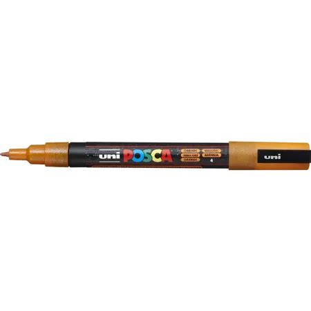 Posca Marker Uni Posca Pc M Glitter Orange Duo Shop De