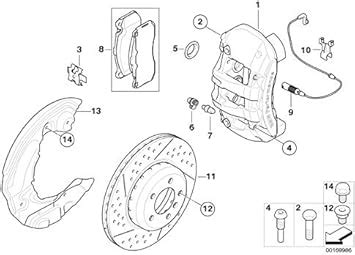 BMW Genuine Vorderradbremse Sechskantschraube M6 X 12 10 9 MK