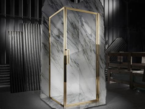 Brushed Gold Shower Enclosure Gold Shower Corner Shower Enclosures