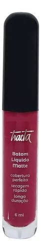 Lápiz labial líquido mate de color frambuesa 68 Tracta acabado cremoso